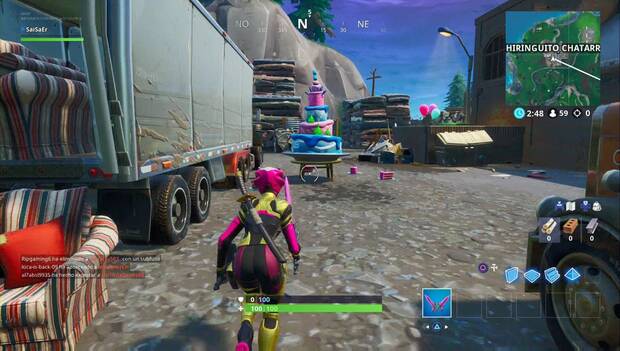 Fortnite - Pastel en Chiringuito Chatarra