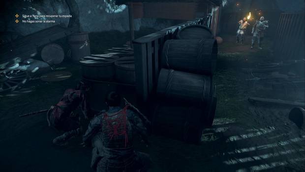 Ghost of Tsushima - Prólogo: Jin y Yuna se esconden de una patrulla