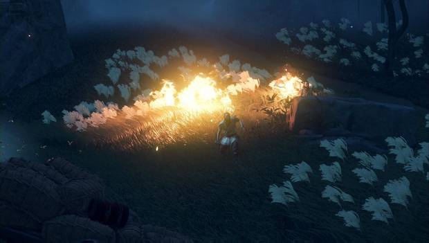 Ghost of Tsushima - El camino dle arco: campo en llamas