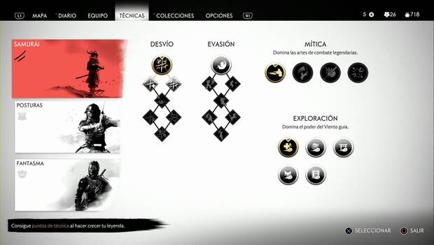 Ghost of Tsushima - Técnicas de samurái