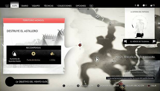 Ghost of Tsushima - Fuertes y campamentos de Izuhara: Astillero