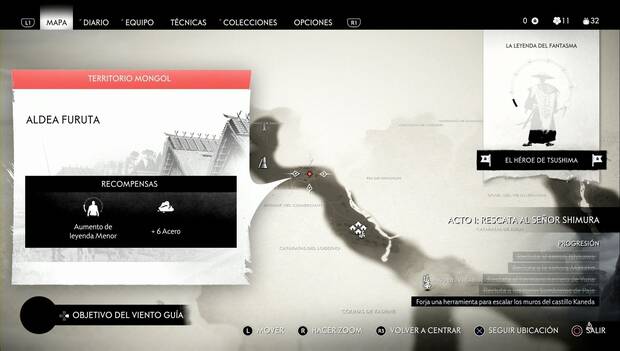 Ghost of Tsushima - Fuerte y campamentos de Izuhara: Aldea Furuta