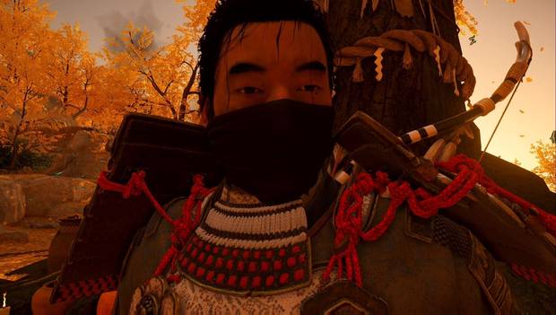 Ghost of Tsushima - Atuendos: máscara Pañoleta de ladrón