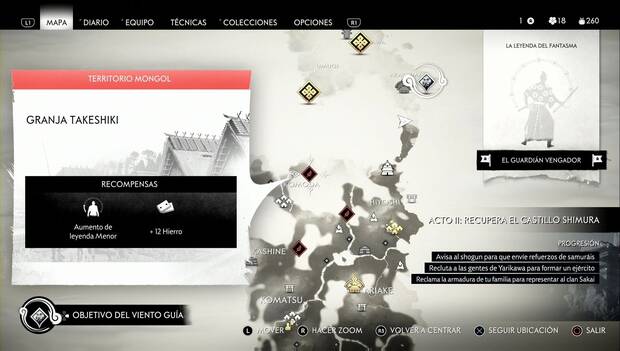Ghost of Tsushima - Fuertes y campamentos de Izuhara: Granja Takeshiki