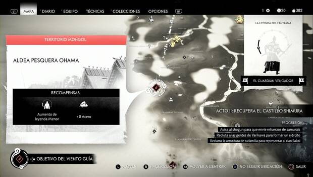 Ghost of Tsushima - Fuertes y campamentos de Izuhara: Aldea pesquera Ohama