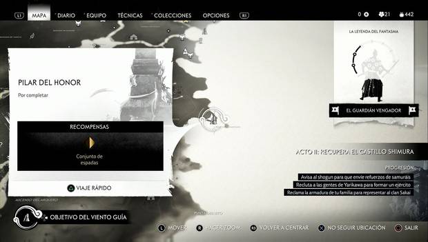 Ghost of Tsushima - Pilar del honor de las Rocas Gemelas