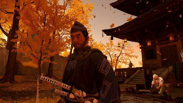 Ghost of Tsushima - Sombrero de Tadayori mejorado