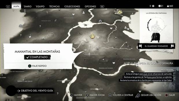 Ghost of Tsushima - Manantial en las montañas