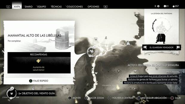 Ghost of Tsushima - Manantial Alto de las libélulas