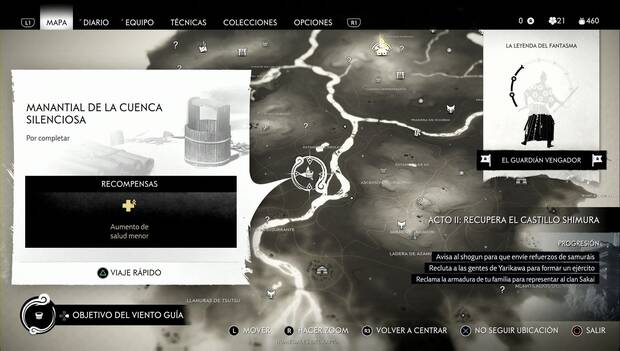 Ghost of Tsushima - Manantial de la cuenca silenciosa