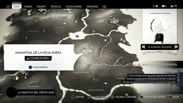 Ghost of Tsushima - Manantial de la Hoja Áurea