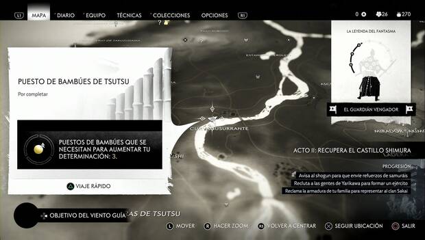 Ghost of Tsushima - Puestos de bambúes: puesto de bambúes de Tsutsu