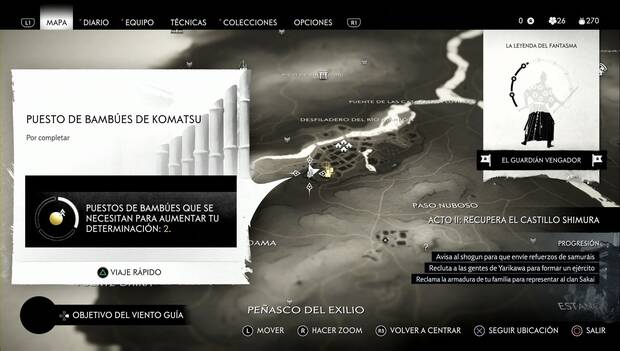 Ghost of Tsushima - Puesto de bambúes de Komatsu