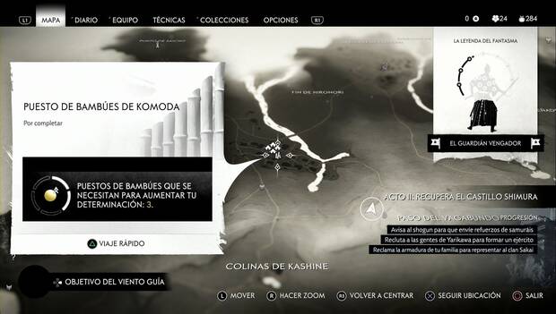 Ghost of Tsushima - Puesto de bambúes de Komoda