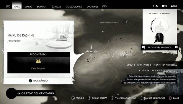 Ghost of Tsushima - Haiku de Kashine