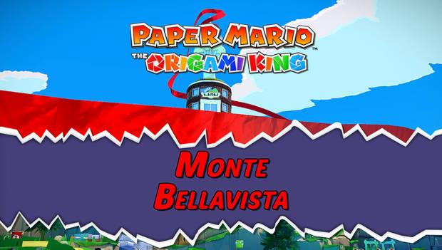 Guía de la serpentina azul de Paper Mario: The Origami King al 100% - Walkthrough Monte Bellavista