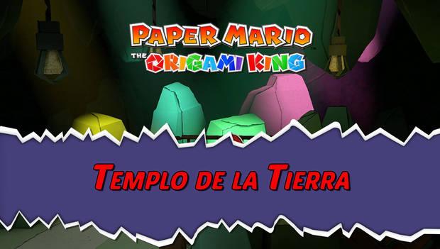 Guía de la serpentina azul de Paper Mario: The Origami King al 100% - Walkthrough Templo de la tierra