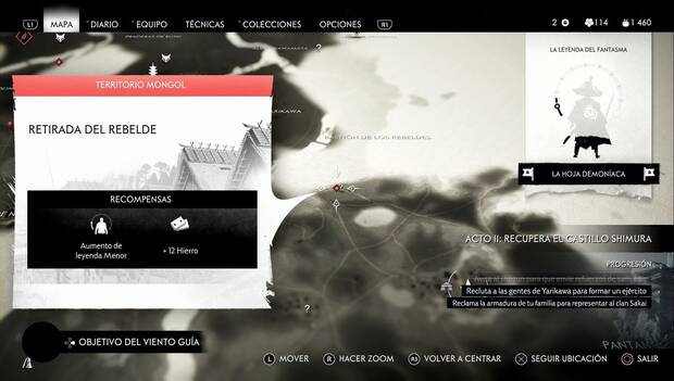 Ghost of Tsushima - Retirada del rebelde