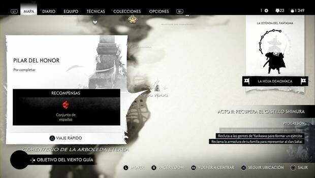 Ghost of Tsushima - Pilar de los Campos de arroz del Viejo Togo