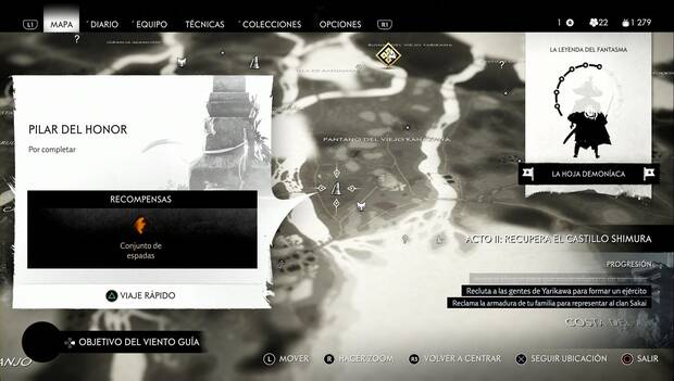 Ghost of Tsushima - Pilar del Pantano del Viejo Kanazawa