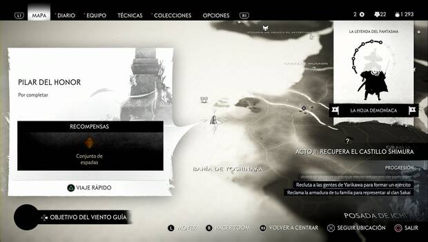 Ghost of Tsushima - Pilar de la Bahía de Yoshinaka