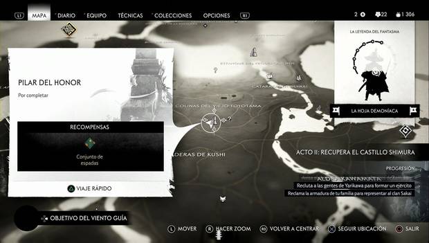 Ghost of Tsushima - PIlar de las Colias del Viejo Toyotama