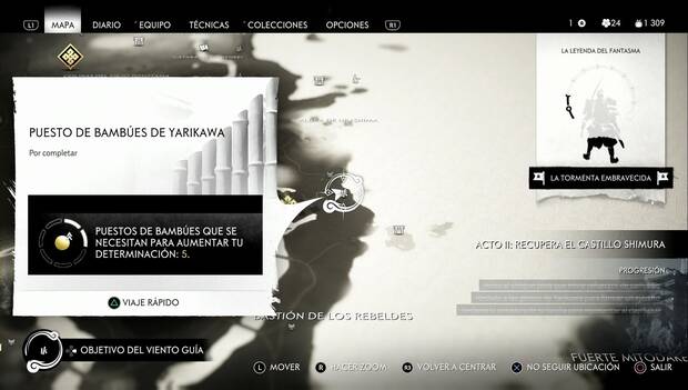 Ghost of Tsushima - Puesto de bambúes de Yarikawa