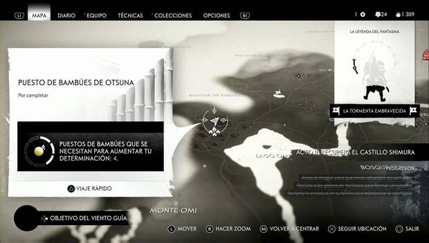 Ghost of Tsushima - Puesto de bambúes de Otsuna