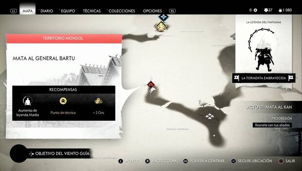Ghost of Tsushima - Fuerte del general Bartu
