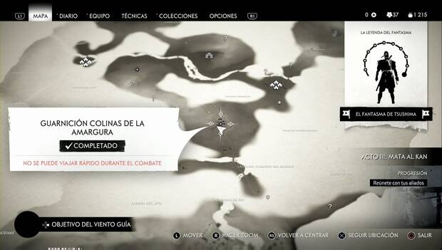 Ghost of Tsushima - Guarnición Colinas de la amargura