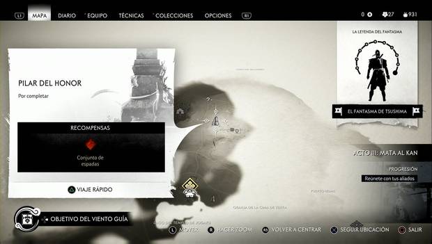 Ghost of Tsushima - Pilar del Monte Jogaku