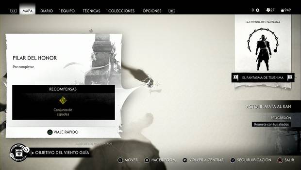 Ghost of Tsushima - Pilar del Cabo Izumi