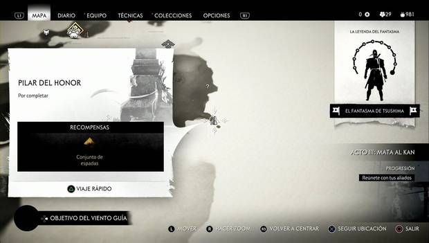 Ghost of Tsushima - Pilar de la costa de Iwai