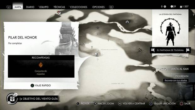 Ghost of Tsushima - Pilar de las Colinas de la amargura