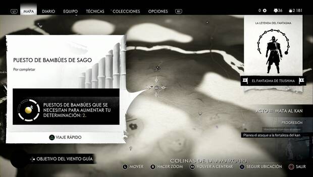 Ghost of Tsushima - Puesto de bambúes de Sago