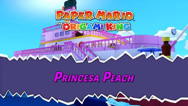 Guía de la serpentina amarilla de Paper Mario: The Origami King al 100% - Walkthrough Princesa Peach