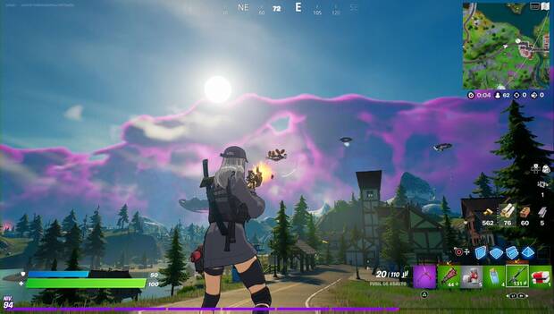 Fortnite - Misiones legendarias de la Semana 6: inflige daño a un platillo pilotado por alienígenas