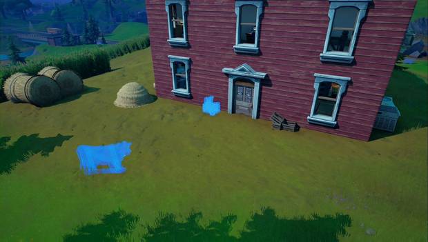 Fortnite - Coloca una caja de suministros de preparacionistas en la granja de Patán: segunda caja de suministros