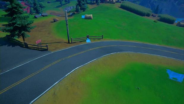 Fortnite - Coloca una caja de suministros de preparacionistas en la granja de Patán: cuarta caja de suministros
