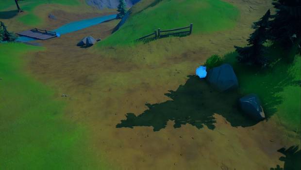 Fortnite - Coloca una caja de suministros de preparacionistas en la granja de Patán: quinta caja de suministros