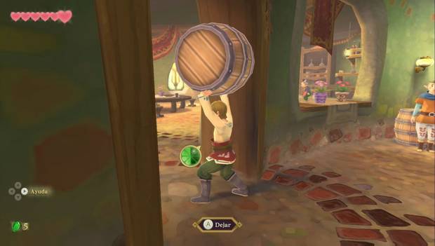 The Legend of Zelda Skyward Sword HD - Altárea: Zenona tras la chimenea