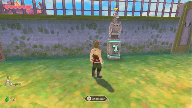 The Legend of Zelda Skyward Sword HD - Altárea: punto de guardado