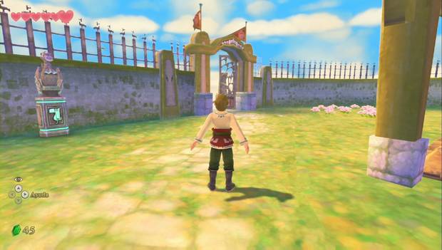 The Legend of Zelda Skyward Sword HD - Altárea: puertas abiertas junto a la Academia