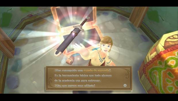 The Legend of Zelda Skyward Sword HD - Altárea: espada de aprendiz