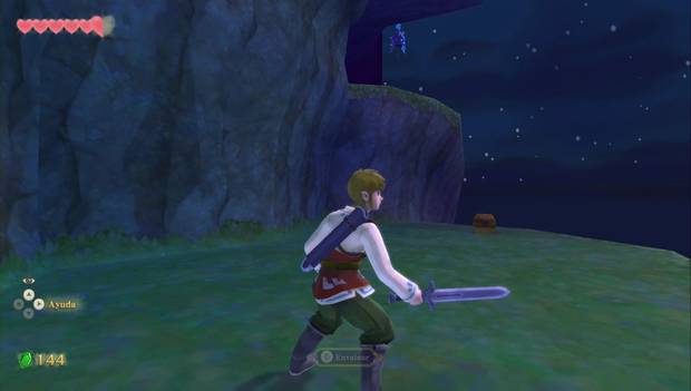 The Legend of Zelda Skyward Sword HD - Altárea: cofre con rupias