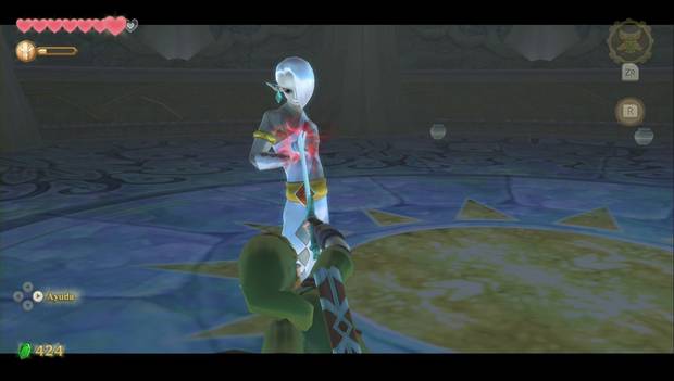 The Legend of Zelda Skyward Sword HD - Grahim: Grahim sujetando la espada