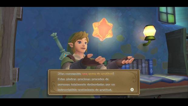 The Legend of Zelda Skyward Sword - Gemas de gratitud