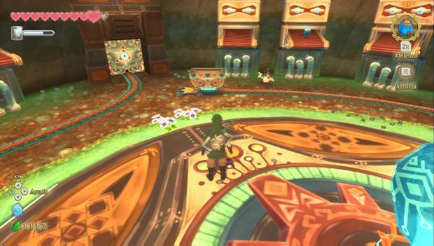 The Legend of Zelda Skyward Sword HD - Desierto de Lanayru: vagoneta para mover