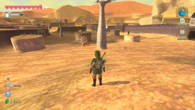The Legend of Zelda Skyward Sword HD - Desierto de Lanayru: cangrejo del desierto