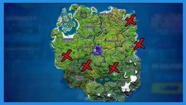 Fortnite - Artefactos alienígenas de la Semana 4